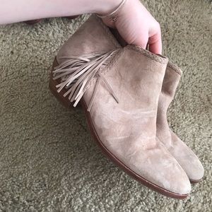 Sam Edelman fringe booties